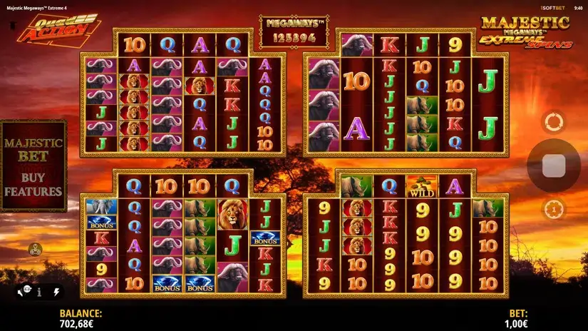 Majestic Megaways Extreme 4 slot screenshot 4