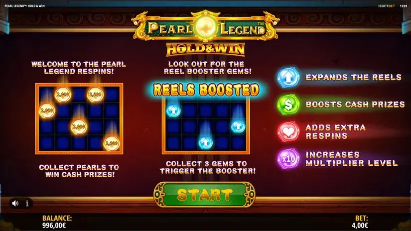 Pearl Legend: Hold&Win slot screenshot 3