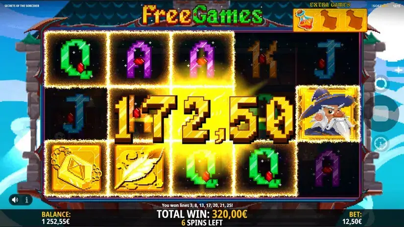 Secrets Of The Sorcerer slot screenshot 6