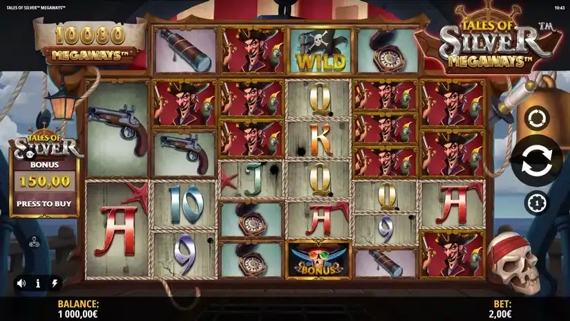 Tales of Silver Megaways slot screenshot 1