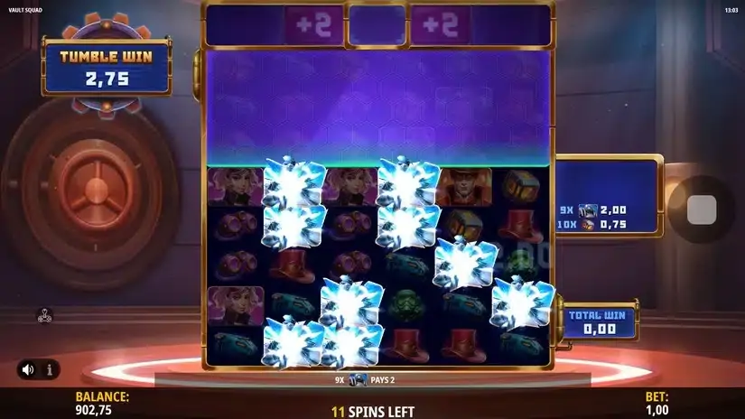 Vault Squad slot screenshot 4