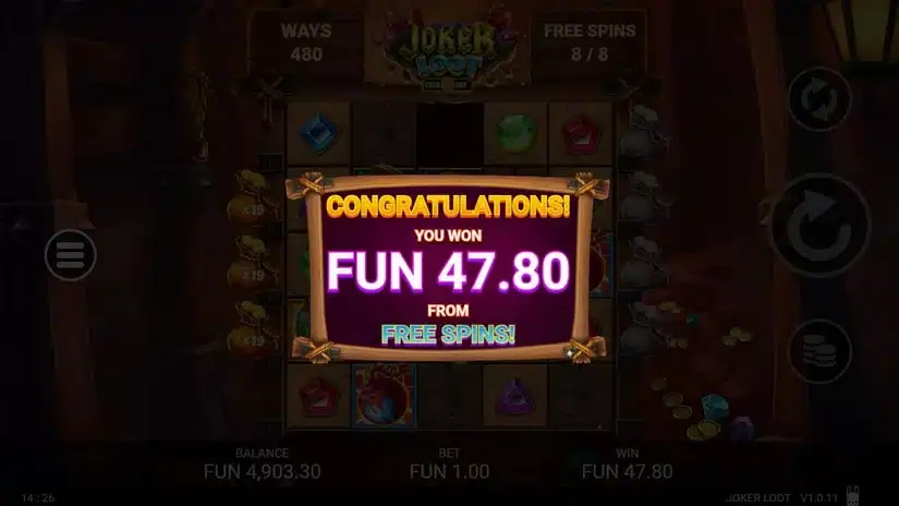 Joker Loot slot screenshot 7