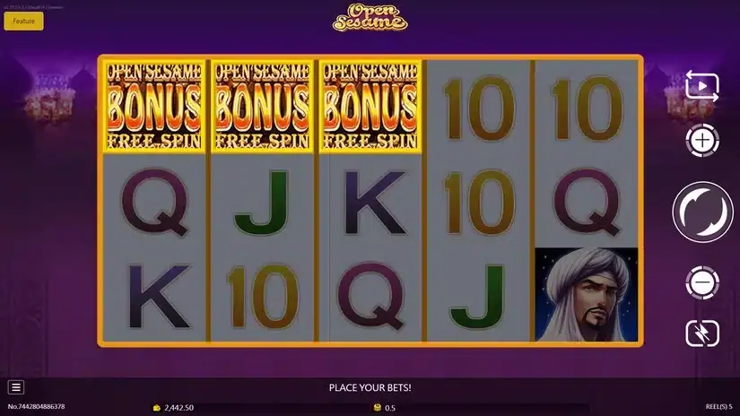 Open Sesame slot screenshot 3