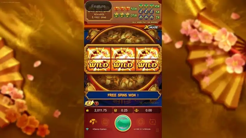 Treasure Bowl slot screenshot 3