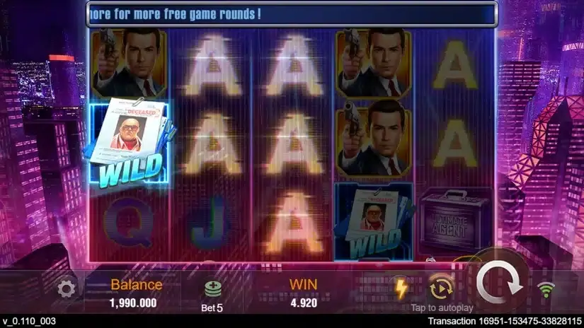Agent Ace slot screenshot 2
