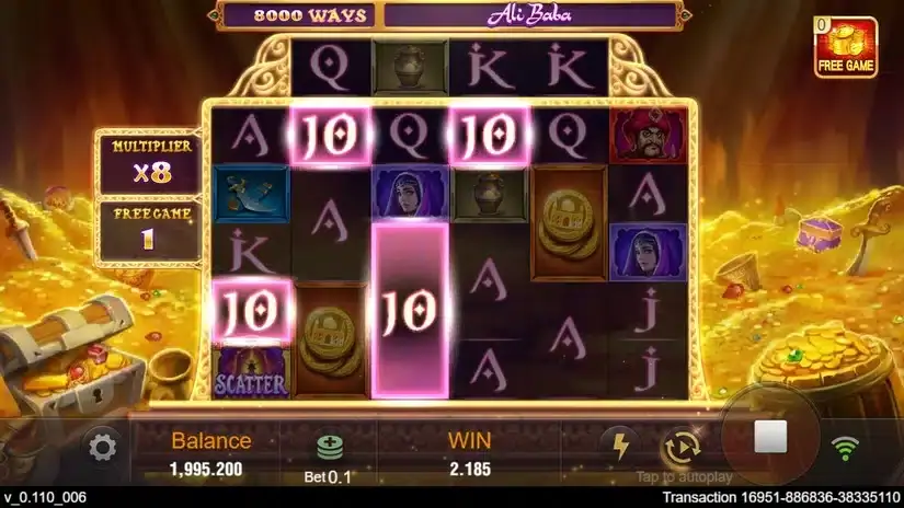Ali Baba slot screenshot 5