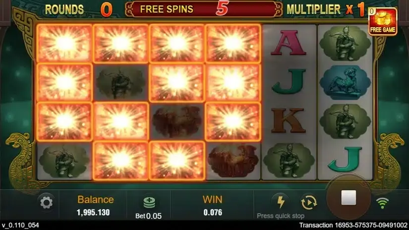 Chin Shi Huang slot screenshot 4