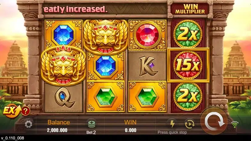 Fortune Gems slot screenshot 1