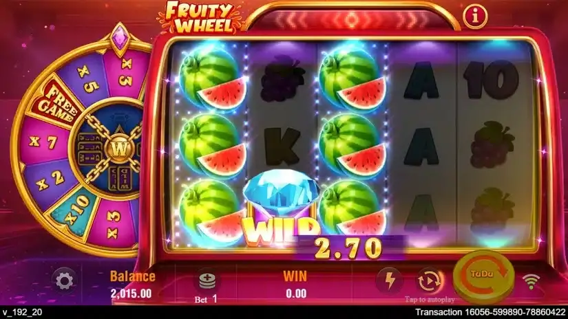 Fruity Wheel slot screenshot 5