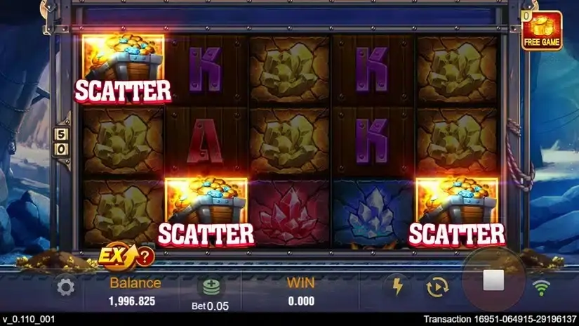 Gold Rush (Tada Gaming) slot screenshot 2