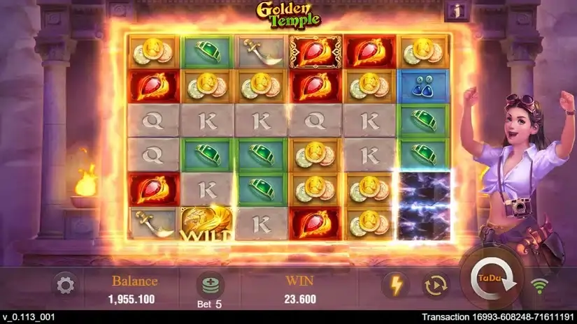 Golden Temple (Tada Gaming) slot screenshot 5