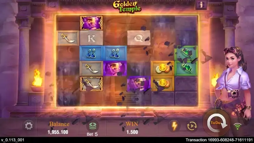 Golden Temple (Tada Gaming) slot screenshot 4