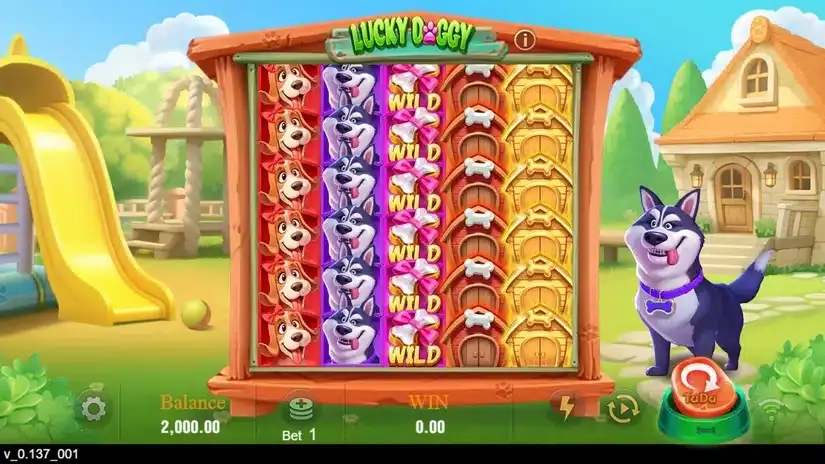 Lucky Doggy slot screenshot 1