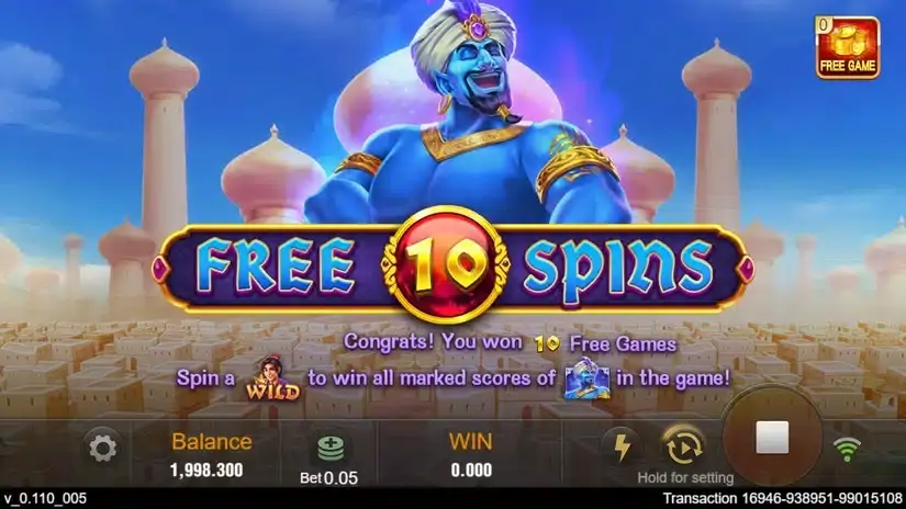 Magic Lamp slot screenshot 3