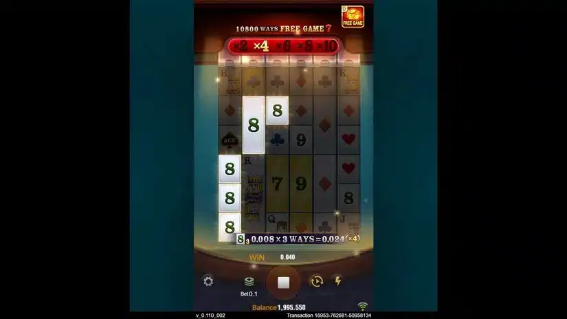 Mega Ace slot screenshot 4