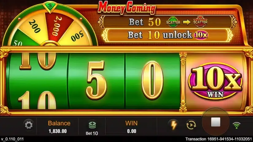 Money Coming slot screenshot 4