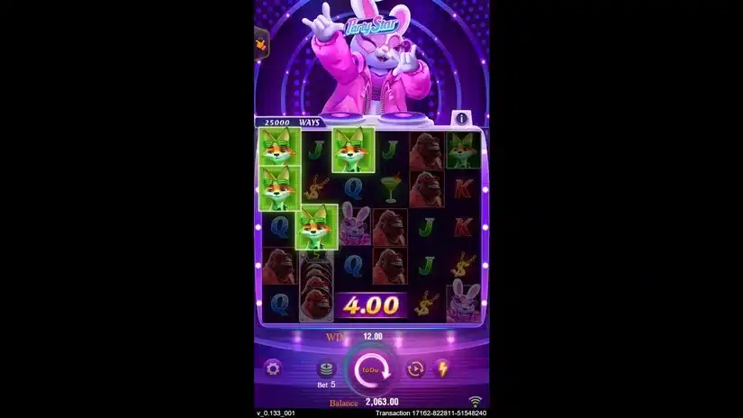 Party Star slot screenshot 4