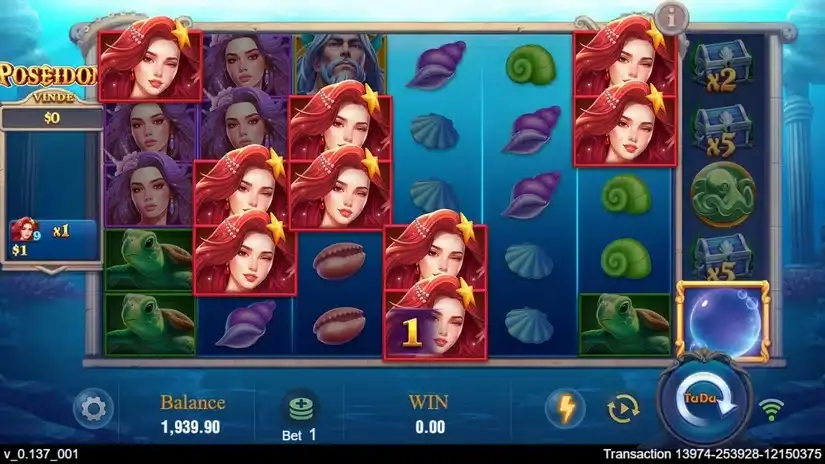 Poseidon slot screenshot 5