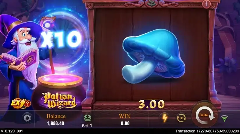 Potion Wizard slot screenshot 6