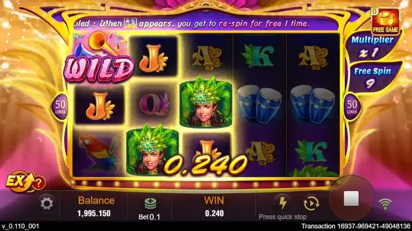 Samba slot screenshot 5