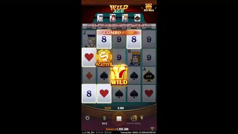 Wild Ace slot screenshot 3