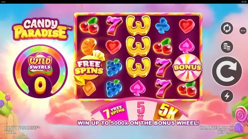 Candy Paradise slot screenshot 1