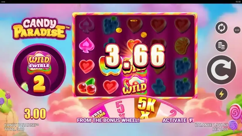 Candy Paradise slot screenshot 4