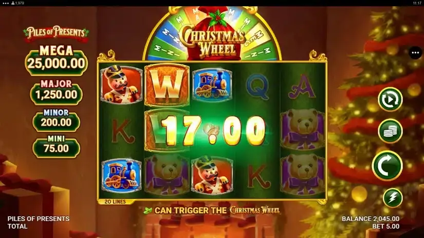 Piles of Presents slot screenshot 2