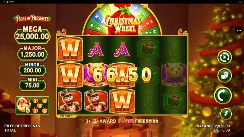 Piles of Presents slot screenshot 