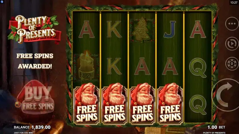 Plenty of Presents slot screenshot 3