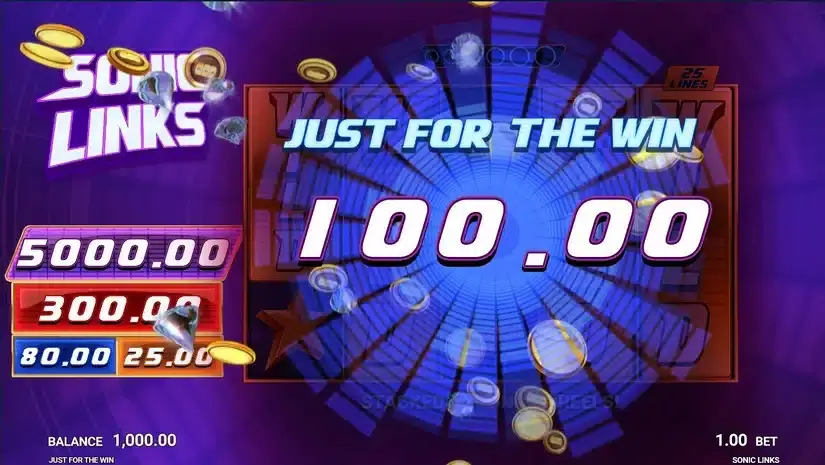 Sonic Links slot screenshot 4