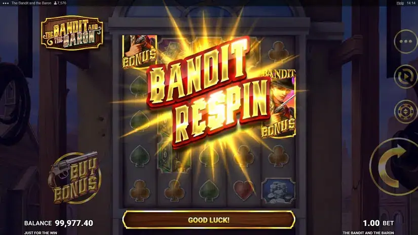 The Bandit and the Baron slot screenshot 3