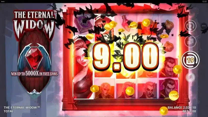 The Eternal Widow slot screenshot 4
