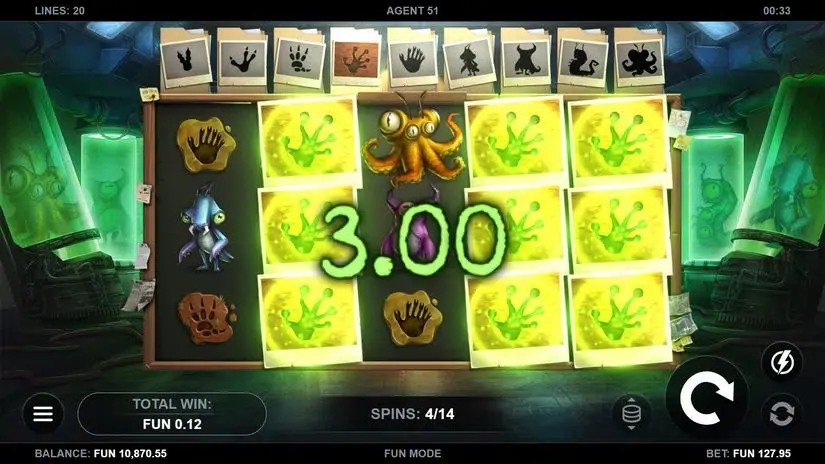 Agent 51 slot screenshot 6