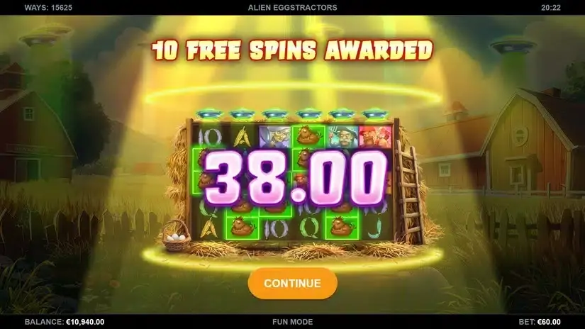 Alien Eggstractors slot screenshot 2