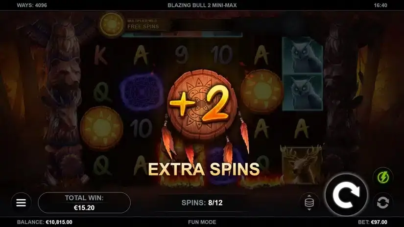 Blazing Bull 2 Mini-Max slot screenshot 5