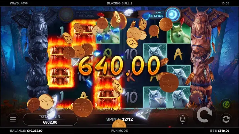 Blazing Bull 2 slot screenshot 6