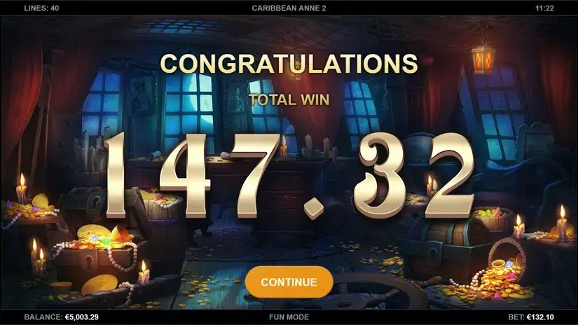 Caribbean Anne 2 slot screenshot 8