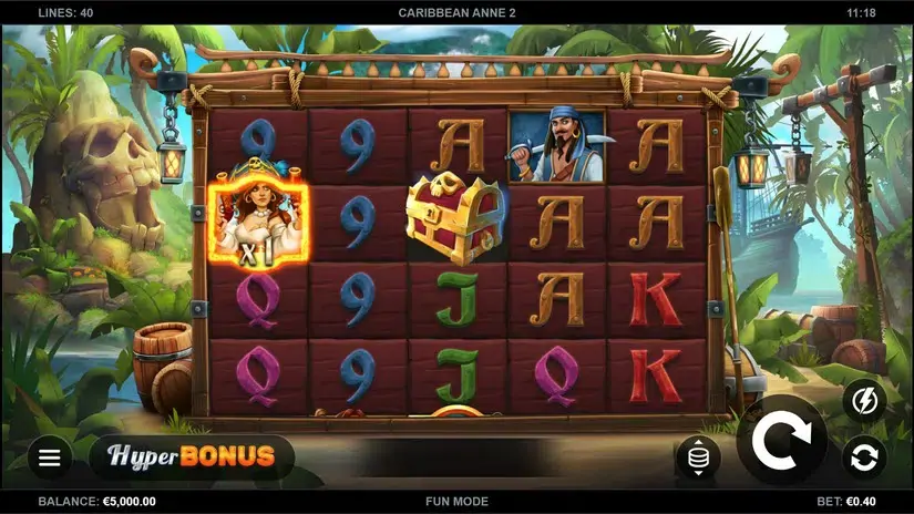 Caribbean Anne 2 slot screenshot 1
