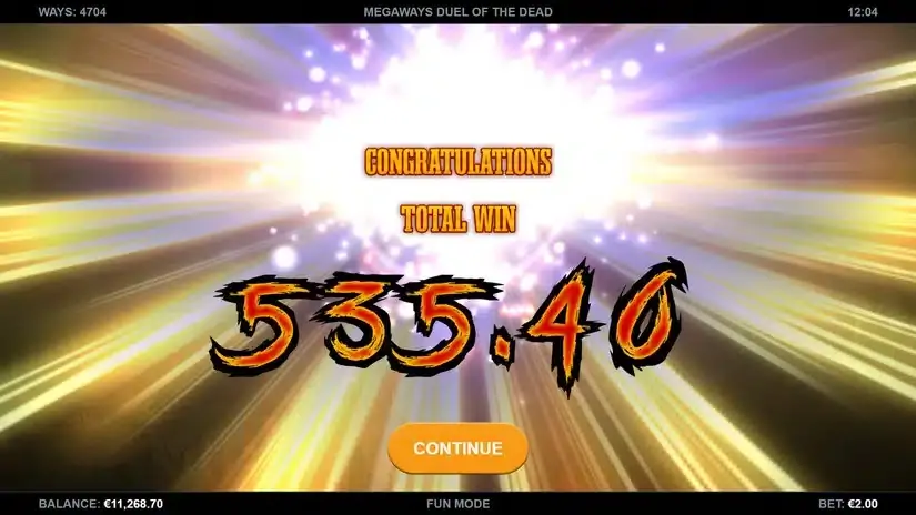 Duel Of The Dead Megaways slot screenshot