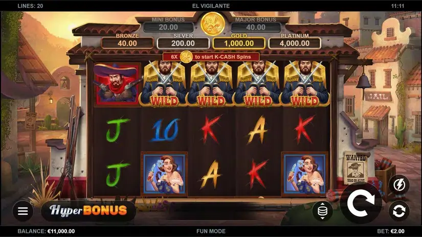El Vigilante slot screenshot 1