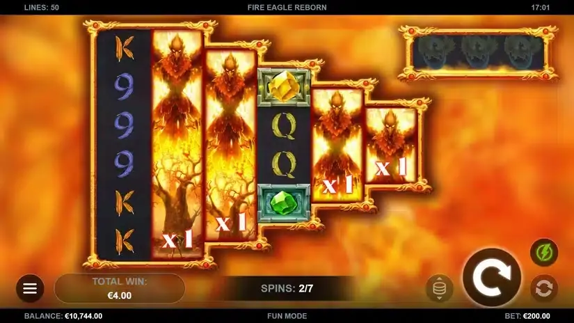 Fire Eagle Reborn slot screenshot