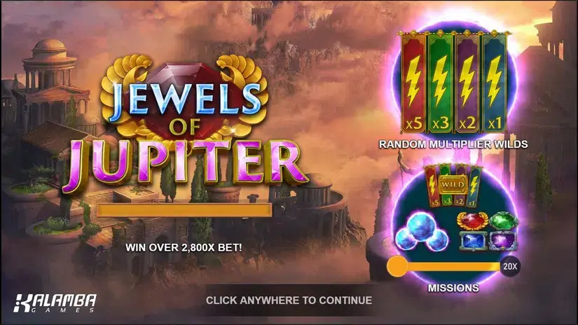 Jewels of Jupiter slot screenshot 1