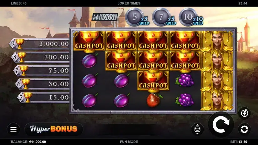 Joker Times slot screenshot 1