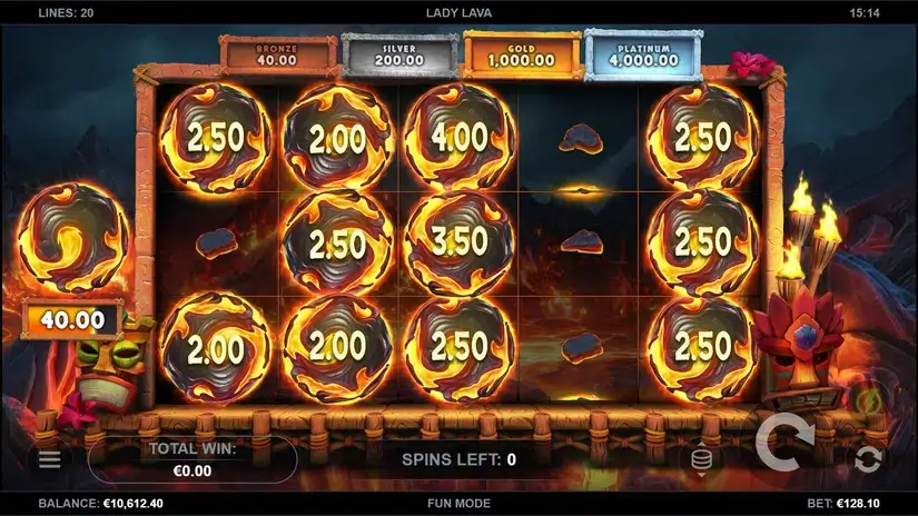 Lady Lava slot screenshot 6