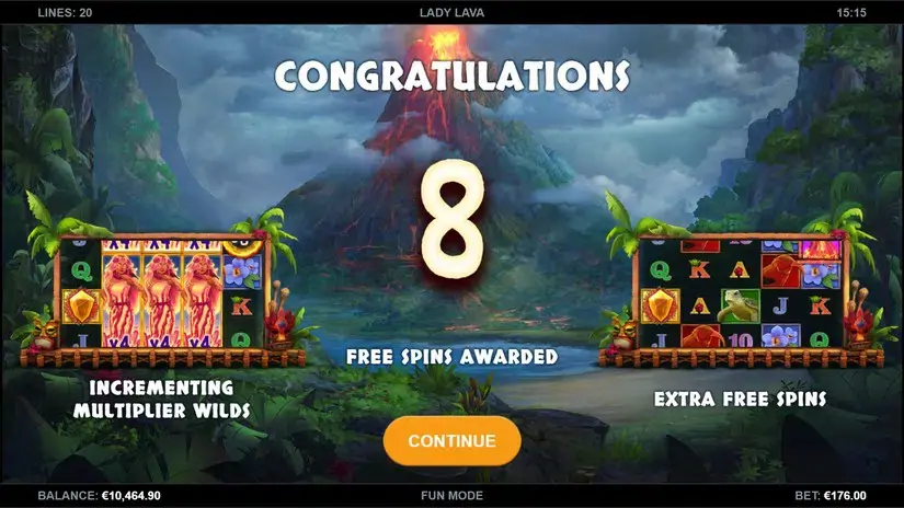 Lady Lava slot screenshot 8