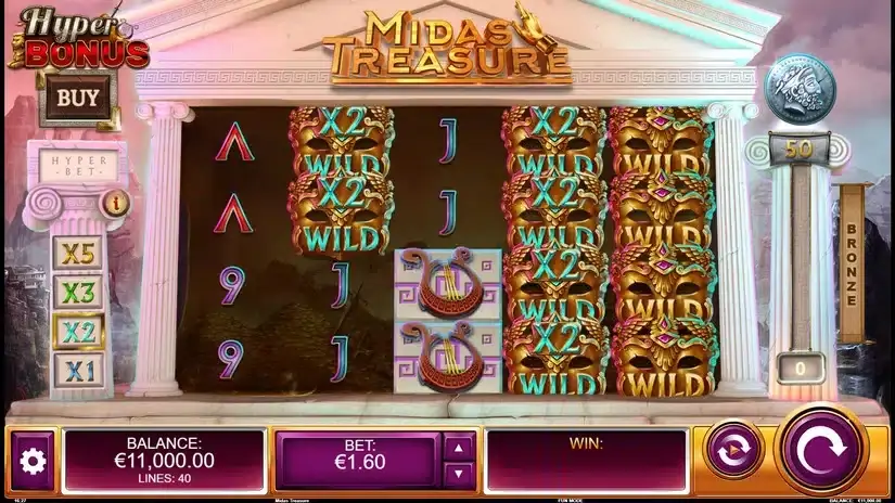 Midas Treasure slot screenshot 1