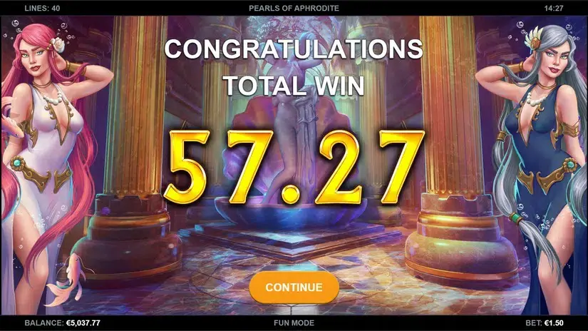 Pearls of Aphrodite slot screenshot 6