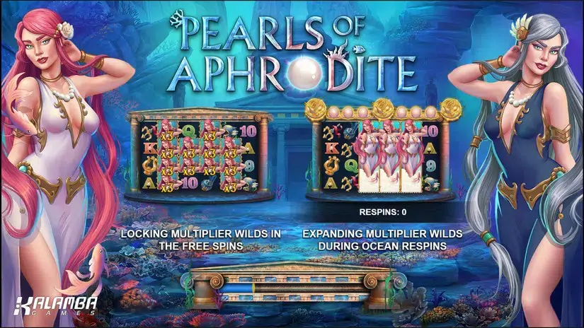 Pearls of Aphrodite slot screenshot 1