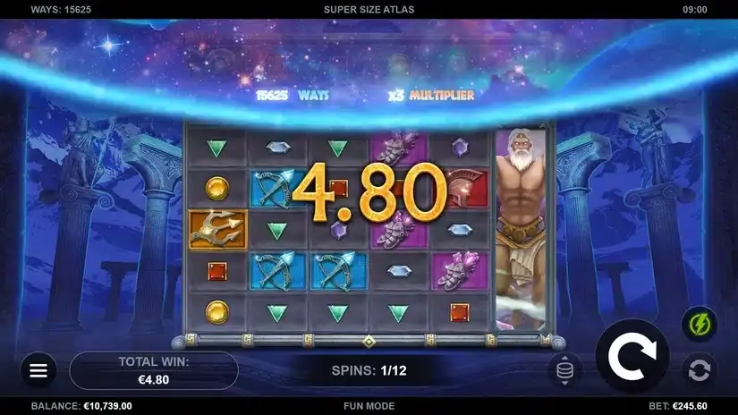 Super Size Atlas slot screenshot 4